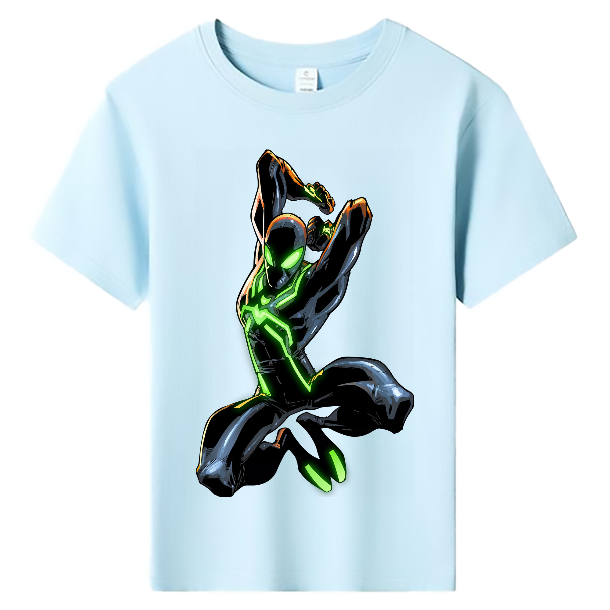 （画像用） Spider Man スパイダーマン 綿100％キッズTシャツ（フロントプリント）